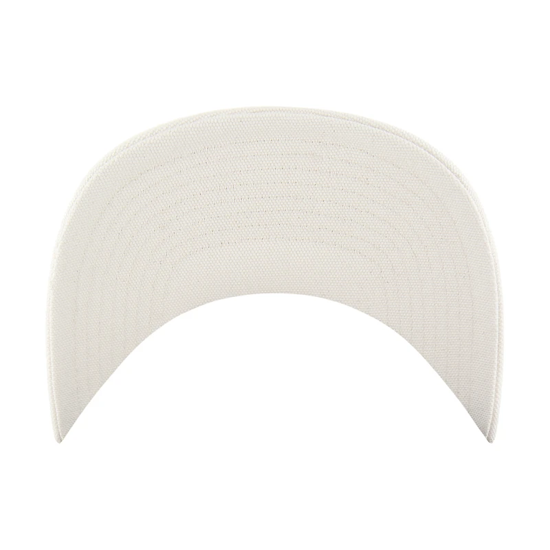 Casquette trucker ajustable Carhartt x '47 pour homme, coloris naturel/marron, motif Wisconsin Badgers.