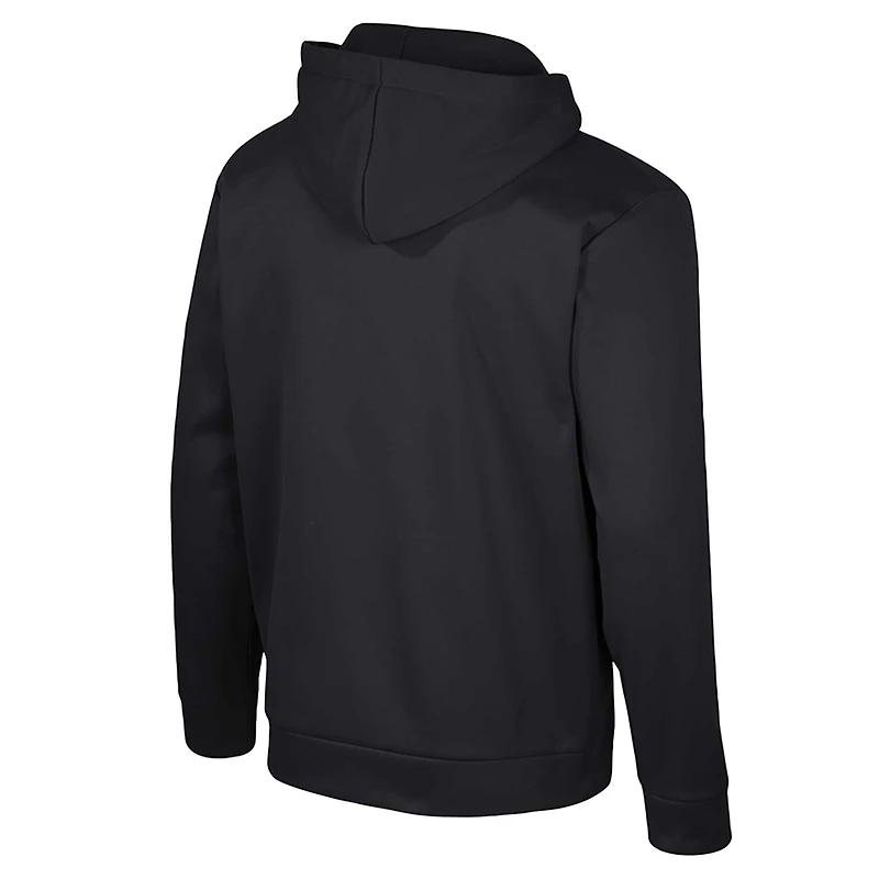 Sweat à capuche quart de zip Colosseum Black Wisconsin Badgers pour hommes