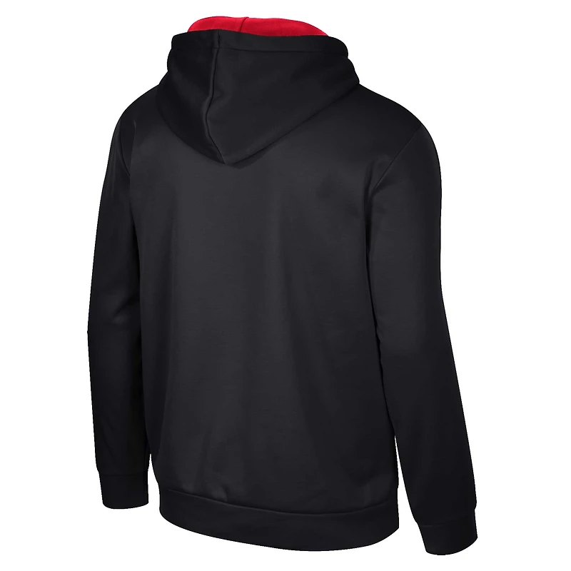 Sweat à capuche Colosseum Wisconsin Badgers Reese noir pour homme