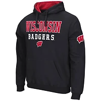 Men's Colosseum Wisconsin Badgers Sunrise Pullover Hoodie