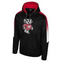 Sweat à capuche noir The Gang Blackout pour homme Colosseum Wisconsin Badgers