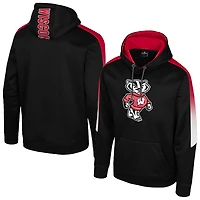 Sweat à capuche noir The Gang Blackout pour homme Colosseum Wisconsin Badgers