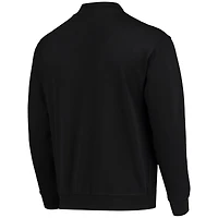 Veste Colosseum Black Wisconsin Badgers Tortugas Logo Quarter-Zip pour homme