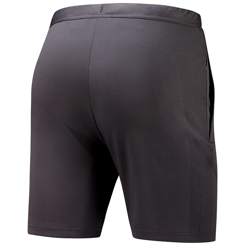 Men's Colosseum Charcoal Wisconsin Badgers Forget Shorts