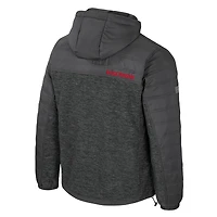 Doudoune à capuche zippée Nightman pour homme, coloris anthracite, des Wisconsin Badgers
