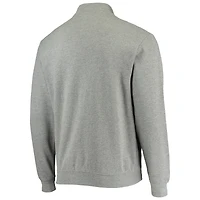 Men's Colosseum Heathered Gray Wisconsin Badgers Tortugas Team Logo Quarter-Zip Jacket