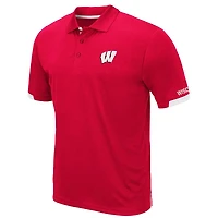 Colosseum Red Wisconsin Badgers Big & Tall Polo Santry pour homme