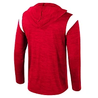 Coupe-vent à demi-zip Dozer pour homme Colosseum Red Wisconsin Badgers