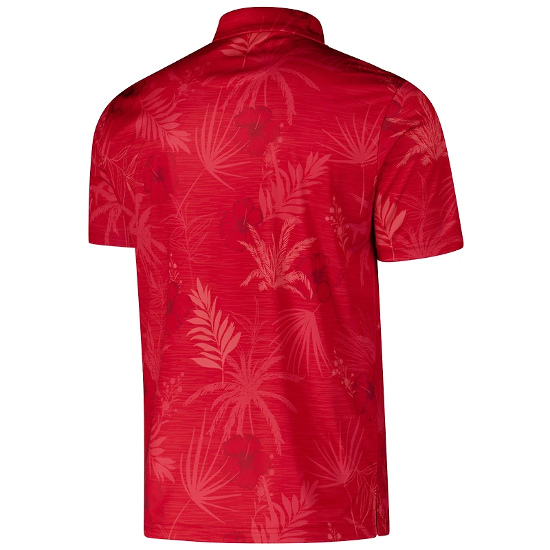 Polo Colosseum Rouge Wisconsin Badgers Palms pour hommes