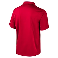 Men's Colosseum Red Wisconsin Badgers Strike Bowling Button-Up Shirt