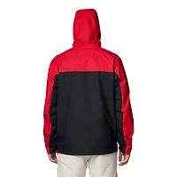 Men's Columbia  Red Wisconsin Badgers Field Bound Omni-Tech™ Full-Zip Jacket