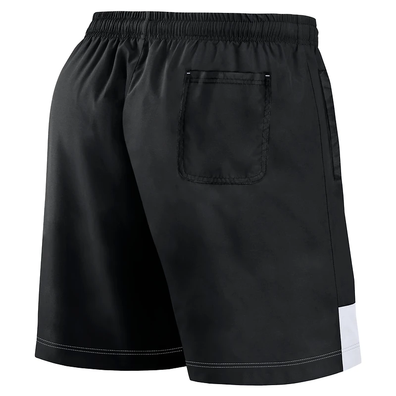 Men's Fanatics Black Wisconsin Badgers Elements Intensity Woven Shorts