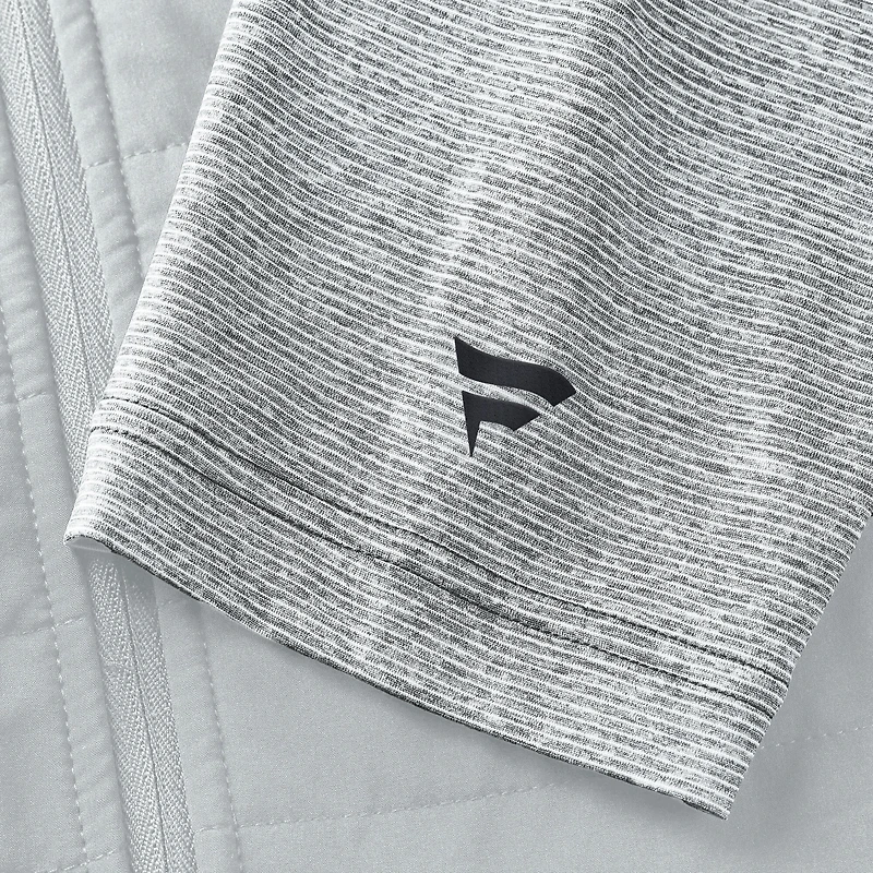 Veste zippée complète avec logo principal ton sur Fanatics Grey Wisconsin Badgers pour homme