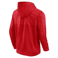 Sweat à capuche Fanatics Red Wisconsin Badgers Defender pour hommes