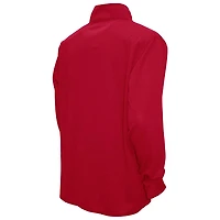 Men's Franchise Club Red Wisconsin Badgers Thermatec Half-Zip Pullover Jacket