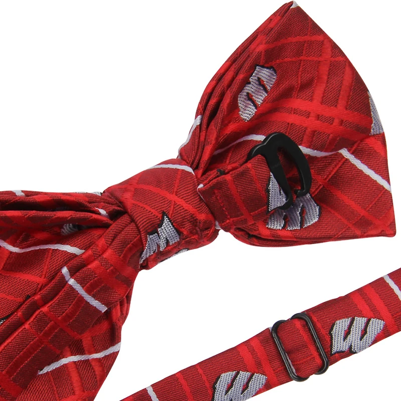 Nœud papillon Oxford rouge Wisconsin Badgers pour homme