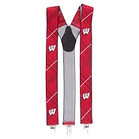 Bretelles Wisconsin Badgers rouges pour hommes
