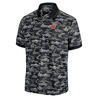 Polo Tommy Bahama gris pour homme, Wisconsin Badgers Sport Bay View IslandZone