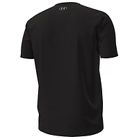 T-shirt Performance Overlay rouge pour homme Under Armour Wisconsin Badgers
