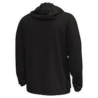Veste à capuche zippée extensible Rival noire pour homme des Wisconsin Badgers d'Under Armour