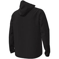 Men's Under Armour Black Wisconsin Badgers Unstoppable Raglan Full-Zip Jacket