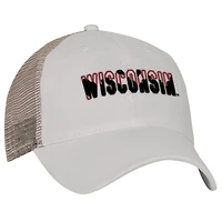 Casquette de camionneur ajustable Under Armour pour homme, couleur crème
