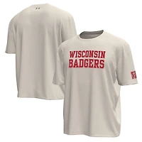 T-shirt à manches courtes épais Wisconsin Throwback Motion V110794 USFW NCAA UAR 2025 TEEMENSCR #1