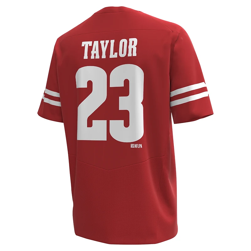 Men's Under Armour Jonathan Taylor Red Wisconsin Badgers Replica Alumni Football Jersey