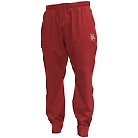 Pantalon de jogging en polaire Under Armour rouge Wisconsin Badgers 1980 Throwback Unstoppable pour homme