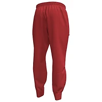 Men's Under Armour  Red Wisconsin Badgers 1980 Throwback Unstoppable Fleece Jogger Pants