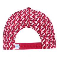 Casquette Snapback ArmourFuse Gameday des Wisconsin Badgers d'Under Armour pour homme, rouge