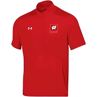 UAR WISC VESTE MOTIVATE À MANCHES COURTES ROUGE JACMENPLV