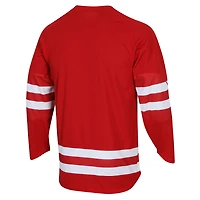 Men's Under Armour Red Wisconsin Badgers  Replica Hockey Jersey
