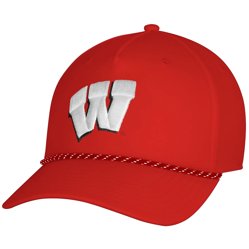 Men's Under Armour  Red Wisconsin Badgers Sideline Drive Rope Adjustable Hat
