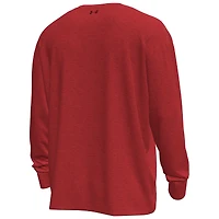 Men's Under Armour Wisconsin Badgers Throwback Motion Heavyweight Long Sleeve T-Shirt