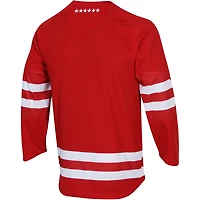 Maillot de hockey Under Armour Wisconsin Badgers UA Replica pour homme rouge
