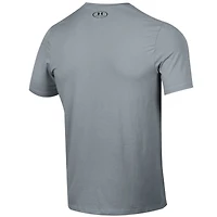Men's Under Armour Ron Dayne Gray Wisconsin Badgers Running Back T-Shirt