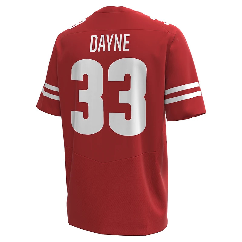 Maillot de football réplique NIL Ron Dayne pour homme des Wisconsin Badgers Under Armour