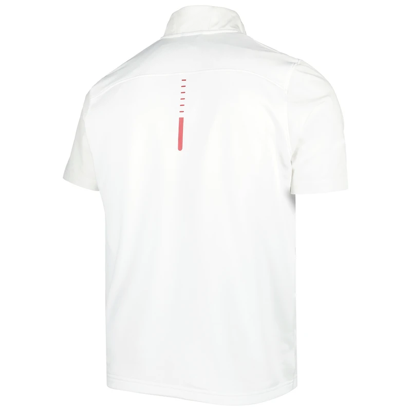 Under Armour Wisconsin Badgers Motivate 2.0 Veste à demi-fermeture éclair pour homme Blanc
