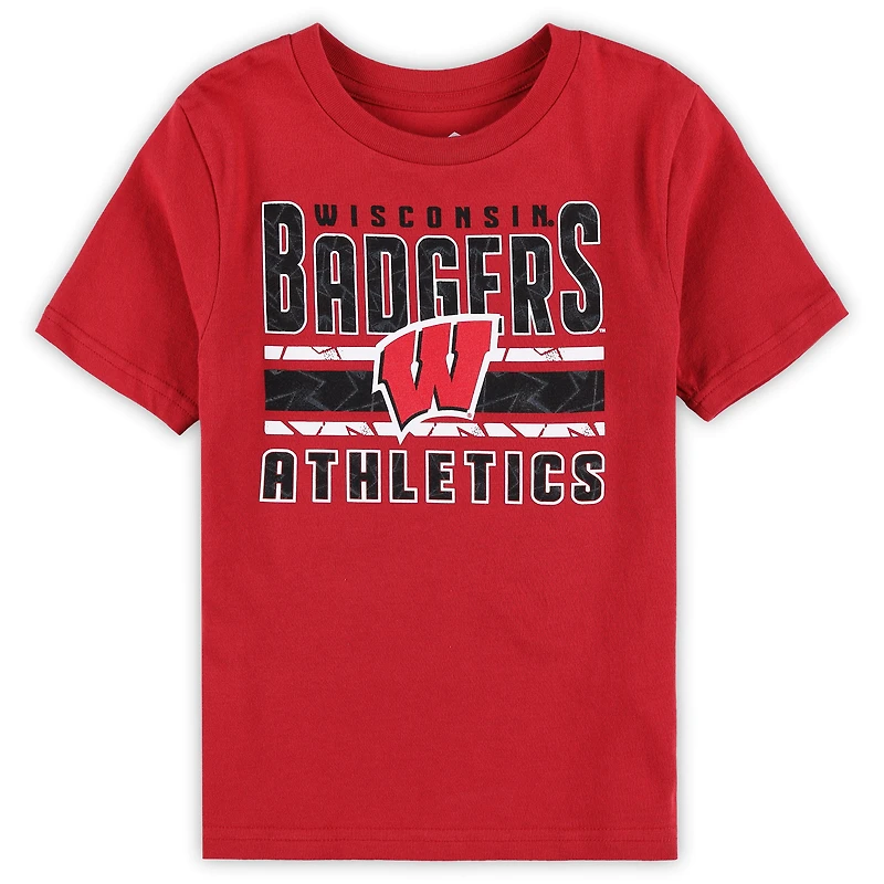 Ensemble de t-shirts the Mix pour enfants d'âge préscolaire Wisconsin Badgers