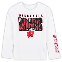 Ensemble de t-shirts the Mix pour enfants d'âge préscolaire Wisconsin Badgers