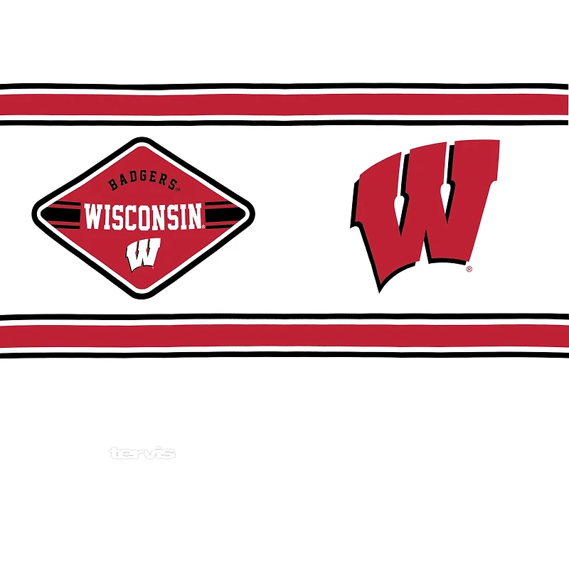 Tervis Wisconsin Blaireaux 24oz. Premier gobelet classique à cordes