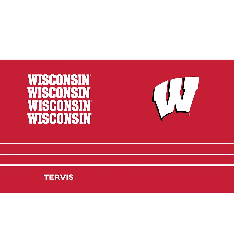 Tervis Wisconsin Badgers Réverbération 20oz. Gobelet en acier inoxydable