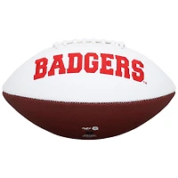 T.J. Watt Wisconsin Badgers Autographed Jardin White Panel Football