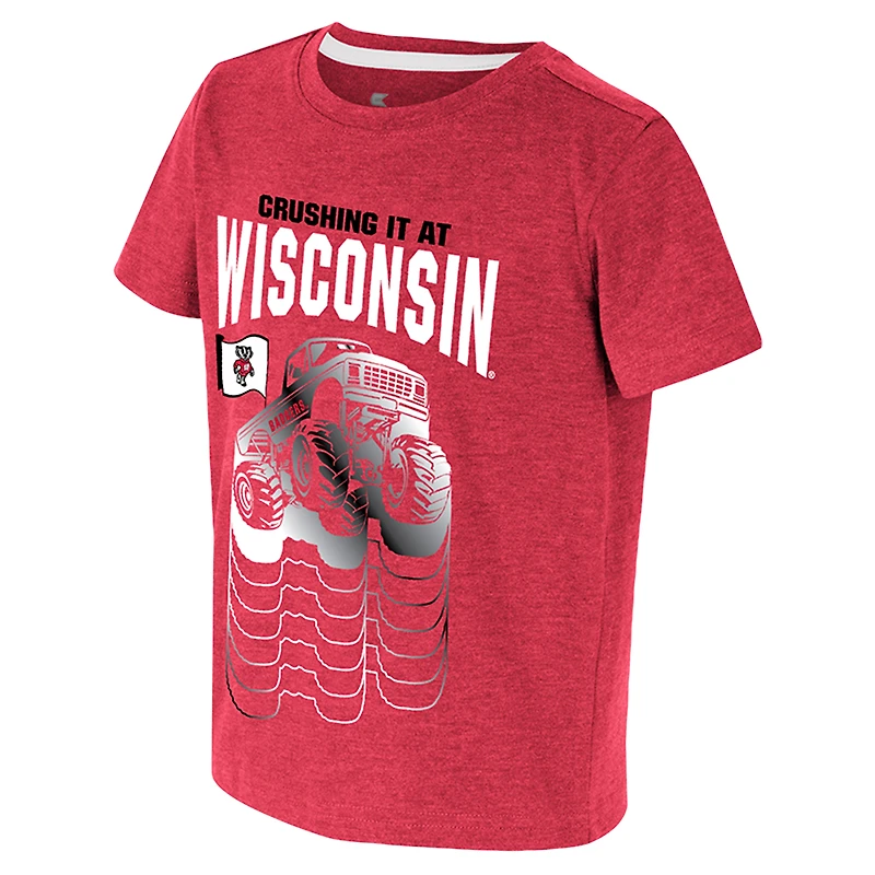 Toddler Colosseum Red Wisconsin Badgers Crushing It T-Shirt