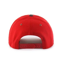 Unisex '47 Red Wisconsin Badgers Windowpane Plaid Collection Hitch Adjustable Hat