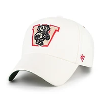Unisex '47 White Wisconsin Badgers Collections Golden Age Offside DT Adjustable Hat