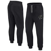 Unisex Fanatics Black Wisconsin Badgers Elements Super Soft Fleece Jogger