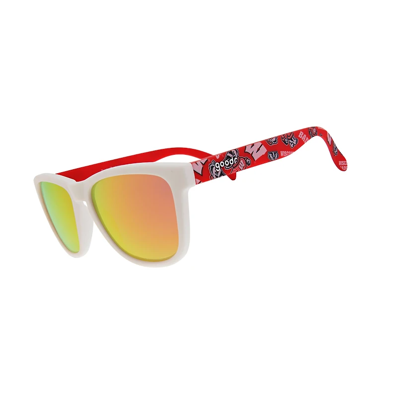Lunettes de soleil unisexes goodr Wisconsin Badgers