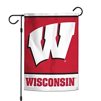 Drapeau de jardin double face WinCraft Wisconsin Badgers 12" x 18"